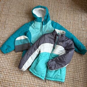 Gerry 3 in 1 Teal and Grey ski jacket system | M (10-12)